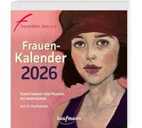 Frauen-Kalender 2026: Kunstwerke von Frauen, die inspirieren - mit 11 Postkarten