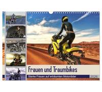 Frauen und Traumbikes (Wandkalender 2026 DIN A3 quer), CALVENDO Monatskalender