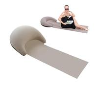 Fravsiu Beach Mat, Portable Beach Carpet with Inflatable Pillow, Single Person Lounger, Sandproof Relaxing Pad for Resting, Sleeping, Sun, Bathing, Tanning, 7.09x7.87x1.97 inches