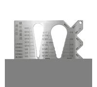 Fravsiu Bolt Size Finder, Screw String Gauge Ruler, Precision Metric Tool to Thread Pitch and Diameter, Interactive Ideal for Plumbing Engineering Automotive Construction Repairs 3.74 Inches