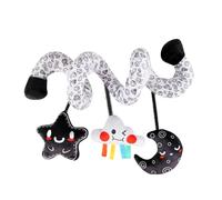 Fravsiu Car Seat Toys - High Contrast Stroller Toy, Activity Toy with Music, Lightweight Supplies, Car Interior Accessories, Early Education Tool for Visual Stimulation Play