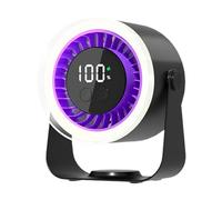 Fravsiu Desk Cooling Fan, 10-Speed Quiet Usb Air Circulator, Rechargeable Low Noise Energy Efficient Blower for Rv, Dorm Space, Living Room, Office, Camping, Travel 7.48x4.13x6.5 Inches