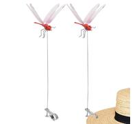 Fravsiu Ensemble de Pinces libellules, décoration de Jardin de terrasse, Clips de contrôle des, Conception Durable résistante aux intempéries, Installation Facile pour allée de Parc, pelouse, Cour,
