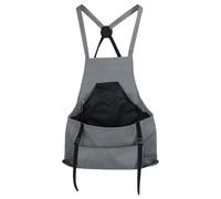 Fravsiu Excellent Gardening Apron, Cross Back Farm Work Apron, Large Capacity Pocket Harvest Bag, Durable Fruit Picking Protective Clothing for Women Men Gardening Farming Yard Work Outdoor Use