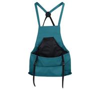 Fravsiu Excellent Gardening Apron, Cross Back Farm Work Apron, Large Capacity Pocket Harvest Bag, Durable Fruit Picking Protective Clothing for Women Men Gardening Farming Yard Work Outdoor Use