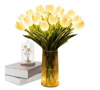 Fravsiu Flower Night Light, Romantic Floral Lamp, Soft Glow Reading Illumination, Decorative Ambient Lighting Fixture for House Living Room Bedroom Office Table Bedside Indoor Outdoor Family Women