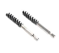 Fravsiu Golf Club Cleaner, Shaft Ferrule Brush Set, 8x4x0.9cm Electric Drill Attachment Cleaning Tool, Stainless Steel Shining Kit for Golf Accessories Maintenance Deep Cleaning Equipment Use