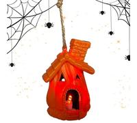 Fravsiu Halloween Light, Haunted House Lighting, Spooky Pumpkin Ornament, Energy-Efficient LED, Adjustable Brightness for Party, Home, Hallway, Bedroom, Lawn, Festival Decor, 8x6.5x11cm