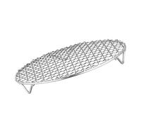 Fravsiu Heavy Stainless Rack, Heat Resistant Grid, Portable BBQ Grate, Outdoor Campfire Cooking Accessory, Fire Camping Grill Replacement, Kitchen Gear for Grilling, Roasting,