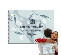 Fravsiu Jeux de couple à gratter pour un rendez-vous galant | Idées uniques Jeu de rendez-vous à gratter Journal souvenir | Jeux romantiques pour les jeunes mariés à gratter pour les couples