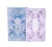 Fravsiu Mystic Tarot Deck, Elegant Rider Cards, Classic Oracle Guide, Spiritual Wisdom Message Reading, English Edition Aquarius Prediction Set, Divination Tool for Reunion, Party, Gathering