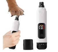 Fravsiu Nail Grinder, Pet Nail Trimmer, Electric Claw File, USB Rechargeable Design, 6-Speed Adjustable Control, LED Lighting, 6.77x1.5x1.22inches, for Home Salon Travel Outdoor Kitten Puppy