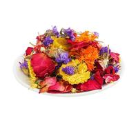 Fravsiu Natural Dried Flower Bedding, Gerbil Bedding with Flowers, Small Animal Habitat Decor, Odor Control Hamster Bedding, Small Animal Enclosure Flowers for Rabbits Gerbils or Other Small Animal