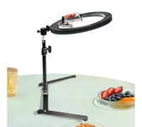 Fravsiu Overhead Phone Mount, réglable Selfie Tripod, Phone Tripod with Light, Recording Phone Mount, Phone Bracket Stand, Vlogging Phone Tripod, Selfie Light Phone Mount,