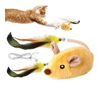 Fravsiu Remote Control for Cats, Mice Moving Cat Toys, Automatic Moving Cat Toy, Remote Control Mice Toy, Smart Cat Mice Toys Mice Moving Cat Toys with Automatic Remote Control for Play and Exercise