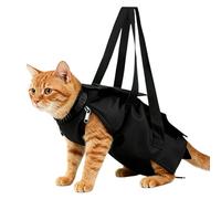 Fravsiu Sac de Contention Chat | Nylon Anti-Griffes Ajustable Portable - Sac de Chat à Coupe des Griffes,pour Petit, Moyen, Grand Chien, Chiot, Douche, Nettoyage des Dents, Examen