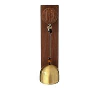 Fravsiu Sonnette de Porte Adhésive | Décoration De Carillon À Vent en Bois D'Alerte | Sonnette d'Entrée pour Commerce de Détail et Magasin | pour Porte d'Entrée de Maison, Ferme, Jardin, Portail,
