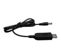 Fravsiu Usb Adapter, Voltage Converter, Portable Step-Up Cable Male Connector, Compact Power Cord, Lightweight Charger Compatible with Fan Table Lamp Piano Devices, 5.91 Inches