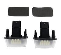 Frawacy 6340A3 6340.A3 MK2 Lot de 2 éclairages de plaque d'immatriculation LED MK2 de rechange pour Berlingo C3 C4 C5 DS4 Saxo XSara 206 207 306 307 308 406 407 5008 Partner - Blanc