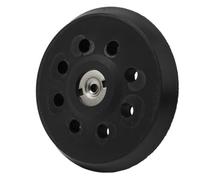 Frawacy Plateau de ponçage 125 mm 8 trous de rechange pour Metabo SXE 325 Intec 425 Turbotec 631220000 Noir