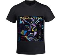 Fraxen Pages of Aquarius The Legendary Pink Dots Men Crew Neck Designer T Shirts Black L