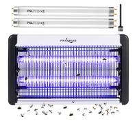 FRAXINUS Lampe Anti Moustique 20W, Tue Mouche Eléctrique, Extrêmement Puissante 4200V, UV Destructeur D' Insectes, Anti Moustiques Intérieur, Piège Insectes Volants Efficace Portée 100-150m².