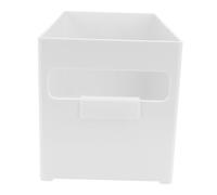 FRCOLOR 1 Boîte Coffre De Rangement Cuisine Porte-objets Pour La Maison Paniers De Rangement Garde-manger Organisateur De Stockage De Jouets Porte-conteneur Blanche Abs En Plastique