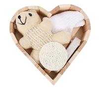 FRCOLOR 1 Coffret ensemble de bain kit bain set de bain bath toys Kit de bain éponges de mer pour le bain éponge de bain exfoliante kit de lavage de bain petit matériel de bain luffa