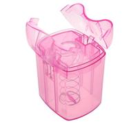 FRCOLOR 1 Ensemble Boîte de rangement en papier permanent porte-papier permanent distributeur de papier permanent Plastique rose