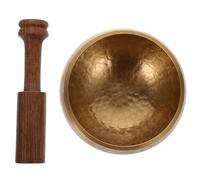 FRCOLOR 1 ensemble Bol Chantant Cuivre pour et Thérapie Musicale Outil de Relaxation de Style Népalais Diamètre pour Yoga et Feng Shui