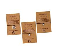 FRCOLOR 1 Ensemble Bracelet Maman Inoxydable de Bracelets Correspondants Fil pour Affection