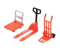 FRCOLOR 1 Ensemble Chariot Miniature de Construction de Jouets Route avec Chariot à Main Outils Éducatifs Amusants pour Garçon Fille Stimule Imagination Curiosité