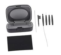 FRCOLOR 1 Ensemble De Brosses De Nettoyage Avec Étui Pour Brosse De Nettoyage Brosse De Nettoyage Bte Outil De Brosse Bte Kits De Brosses De Nettoyage Bte En Pvc Noir