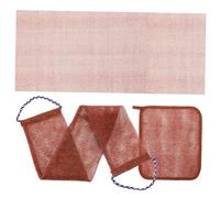 FRCOLOR 1 Ensemble De Serviettes De Exfoliantes Pour Le Filet Africain Exfoliant Pour Le Corps Pour Le Les Pieds Le Visage Sangle En Luffa