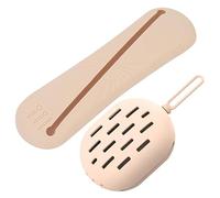 FRCOLOR 1 Ensemble De Trousses De Maquillage Beauty Egg Éponges Machine De Nettoyage Palette Porte-Pinceau De Maquillage Organisateur De Maquillage Transparent Pochette De Rangement