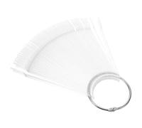 FRCOLOR 1 Ensemble Échantillons D ' ongles Pratique Du Nail Art Bâtons D ' affichage à Ongles Carte De Couleur D ' art D ' ongle Tableau D ' affichage De La Couleur Des Ongles Transparent Plastique