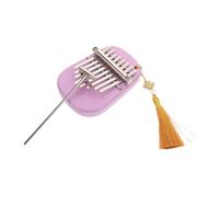FRCOLOR 1 ensemble Mini Kalimba Touches Portable avec Design Ovale Piano à Pouce Bois pour Débutants et Amateurs de Musique Coffret et Accessoires