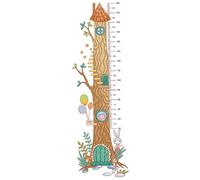 FRCOLOR 1 Feuille Toise Murale Autocollante Garçon Fille Décoration Mural Mesure de Hauteur Adorable pour Chambre Garçon Fille Stickers de avec Motif Arbre