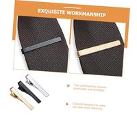 FRCOLOR 1 Jeu Accessoires De Costume Et De Cravate Clips Pour La Cravate Pince À Cravate Pinces À Cravate Pour Hommes Uniques Cravate D'épingle Cravate En Cuivre 3 Pièces