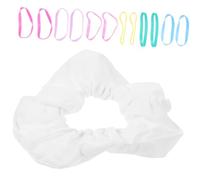 FRCOLOR 1 Jeu bandeau spa groupe accessoires de cheveux pour femmes épingles pinces à cheveux femmes scrunchies hair band hair ties blancs élastiques à cheveux blancs coton