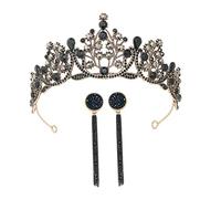 FRCOLOR 1 Jeu boucles d'oreilles couronne couronnes de princesse accessoire de cheveux de mariée couronne princesse couronne de princesse bandeau de mariée diadème de mariage alliage