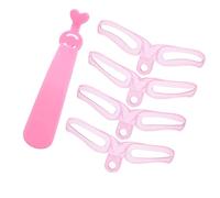 FRCOLOR 1 Jeu outil à sourcils pochoir de maquillage des sourcils outil de maquillage bricolage pochoirs à sourcils règle de sourcil kit de pochoir à sourcils rose