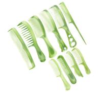 FRCOLOR 1 Lot De 10 Peignes À Cheveux Peigne Chauffant Pour Perruques Shampoing Brosse À Cheveux Démêlant Sèche-x À Taquiner À Queue s Double Face
