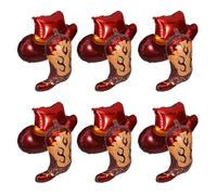 FRCOLOR 1 Lot De Ballons Western : Ballons En Aluminium Avec Chapeau Et Bottes De Cow-boy Et Cow-girl - Décorations De Fête Western Pour Fêtes À Thème