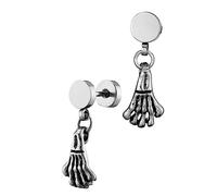 FRCOLOR 1 Paire Boucles d'oreilles fantôme pendant crochets plusieurs boules Quies non boucles d’oreilles boucles d oreilles dame d'oreille d'oreille fraîche Acier au titane