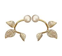 FRCOLOR 1 Paire Boucles d'oreilles Zircon Branché goujons Boucles d'oreilles esthétiques boucles d'oreilles pour femmes Décors boucles d'oreilles mignonnes Métal Golden