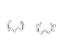FRCOLOR 1 Paire Boucles Oreilles Clips Éclair Accessoires Oreilles Ondulés Décorations Élégantes pour Look et Décontracté