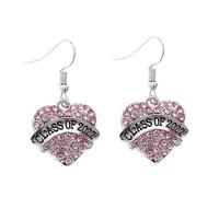 FRCOLOR 1 Paire Boucles Oreilles Cœur pour Accessoire de Fête de Graduation pour Sublimer Tenue et Rendre Ce