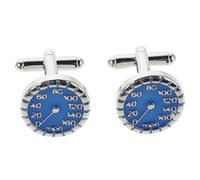 FRCOLOR 1 Paire Boutons de Manchette Forme de Compteur de Vitesse pour Hommes Accessoires de Costume Formels pour et Événements Décoration et Originale