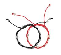 FRCOLOR 1 Paire Bracelet Corde Tressée pour Hommes Bracelet Décoratif Ajustable Perles